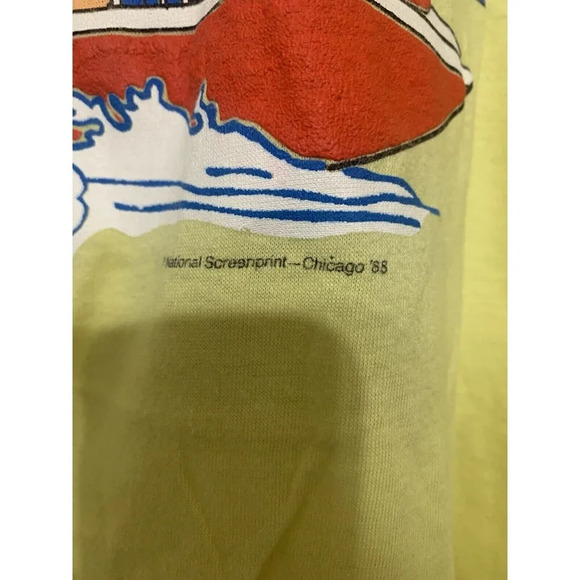 Vintage 80’s Stedman Men’s T-shirt Single Stitch Arms Mr. Couch Potato XL (LL20) - Picture 4 of 7